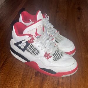 Jordan Kids Sneakers - White, Red, Black